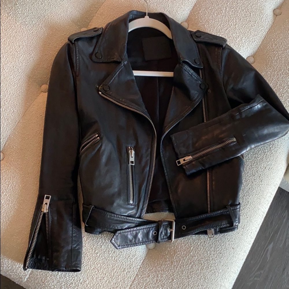 All-Saints Leather Biker